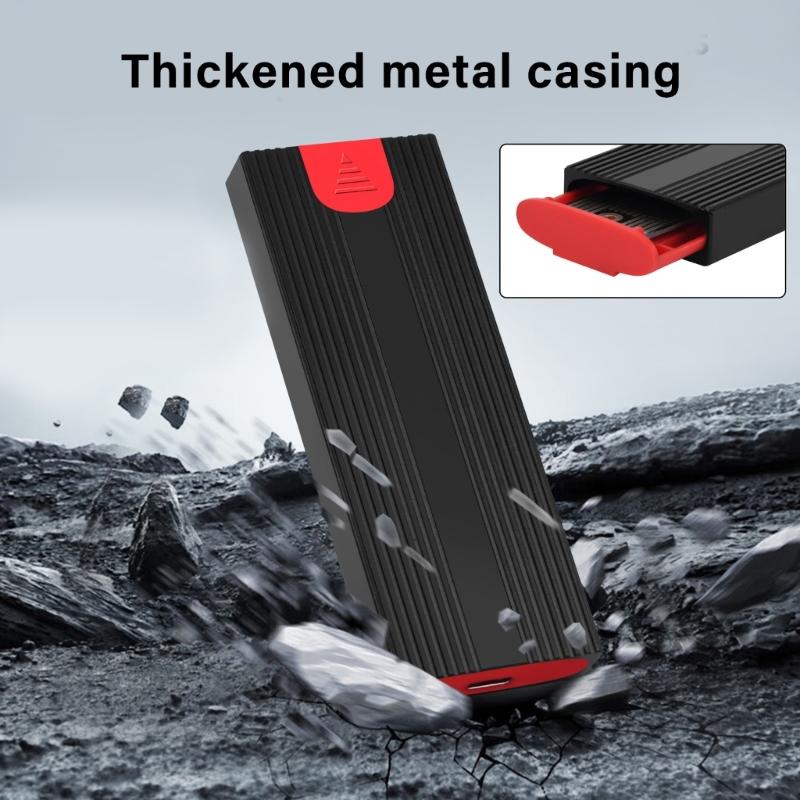 Aluminum M.2 NVMe External Enclosure USB C 2230 2242 2260 2280 Hard Drive Enclosure Case Internal For Hard Drive