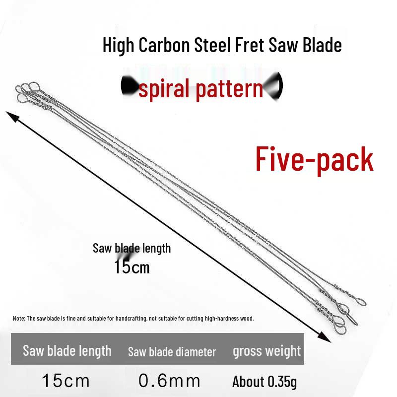 Flower Hand Fret Saw with Wire Jigsaw Blade for Woodworking
