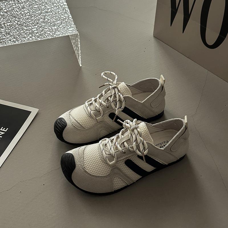 

Стильные, простые и универсальные сетчатые дышащие повседневные женские летние ретро классические кроссовки для девочек 40 бежевый