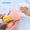 2pcs Soap Bag Bath Sponge Household Bath Ball Body Cleaning Tool Super Soft Bath Flower Scrubbing Foam Sponge Soap Holder