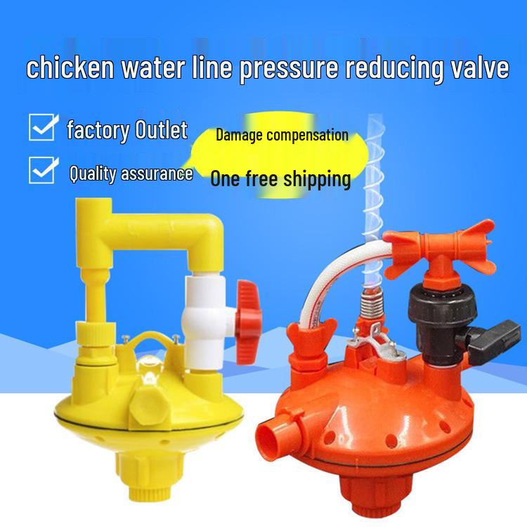 Regolatore di Pressione Automatico Bidirezionale per Acquacoltura e Sistema di Abbeveraggio per Polli
