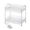 J-kitchens Two-Tier Dish Drainer with Basket, Original Tag Included