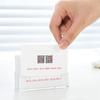 Transparent Desktop Storage Box Card Display Stand Desk Business Holders Business Card Holder