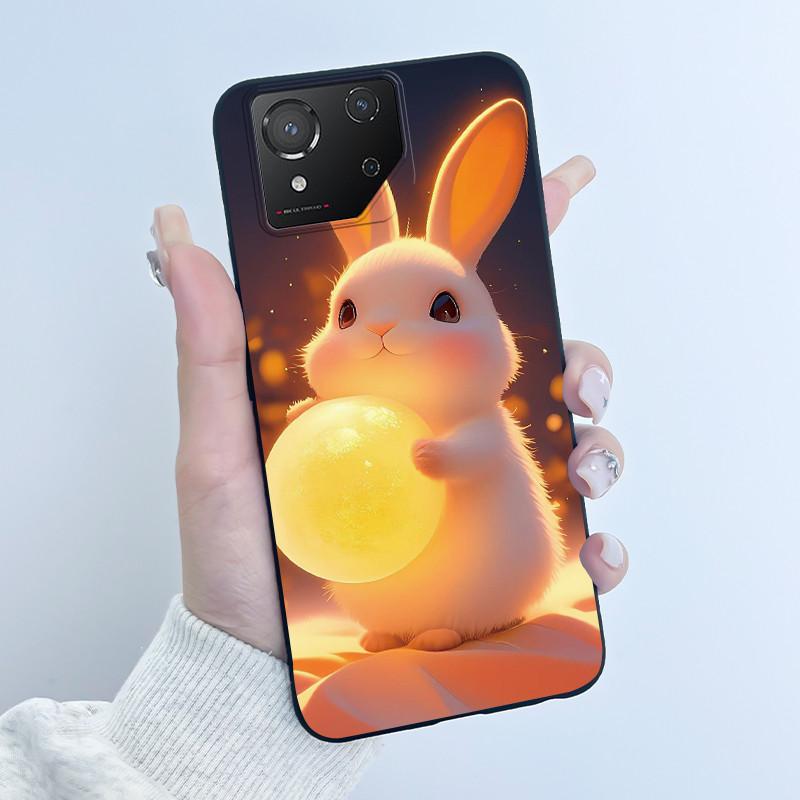 Casing For Asus ROG Phone 8 Phone8 ROG8 Pro Case Luxury Dragon Cute Cool Boys Girls Slim Black Matte Soft TPU Back Protect Cover