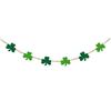 St. Patrick's Day Banner Wooden Bead Wreath Suitable For St. Patrick's Day Decorative Hanging