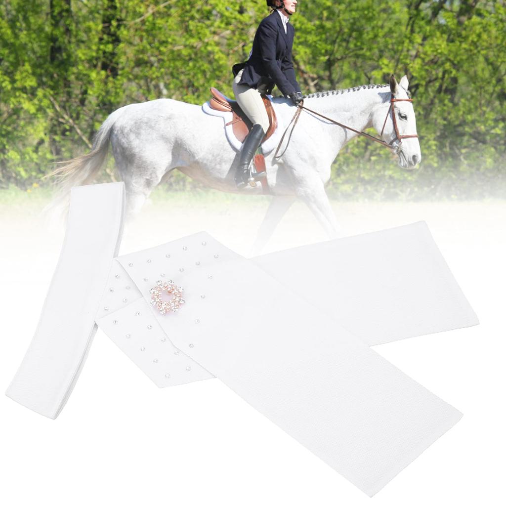 Adult Cotton Stock Tie, Durable Riding Stock Tie, Beautiful Free Size Combed Cotton Professional for Riding Accessories for Equestrian Competitions