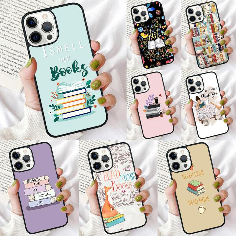 Read More Books Phone Case for iPhone 17 Air 16 15 14 12 13 PLUS 11 PRO MAX Back Cover Fundas