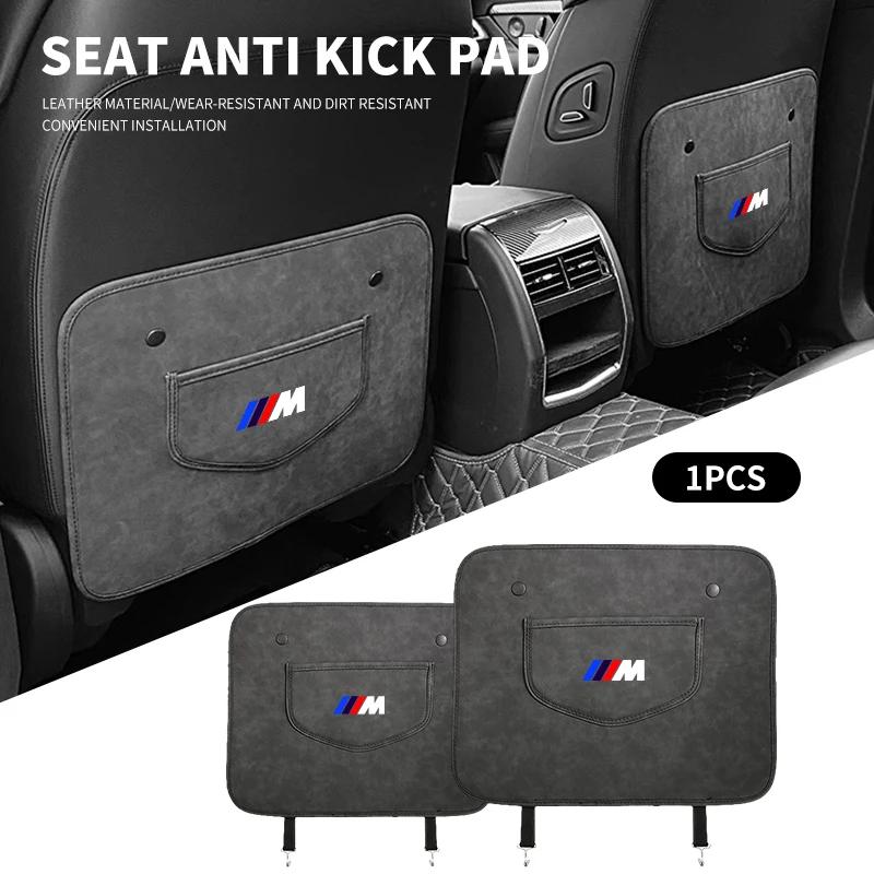 New PU Leather Car Anti-Kick Mats Auto Seat Back Protector Cover For BMW M E36 E46 E90 E60 F10 F30 E39 F20 E87 E92 G30 X5 E70 X1