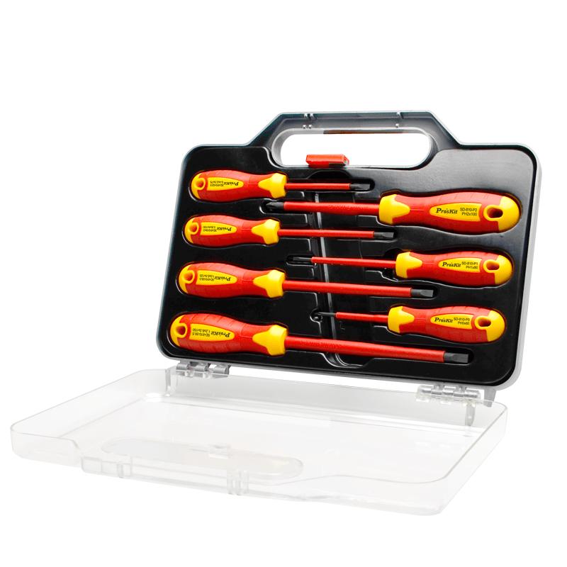 Pro sKit SD-8012 VDE 1000V Insulated Screwdriver Set SD-8012