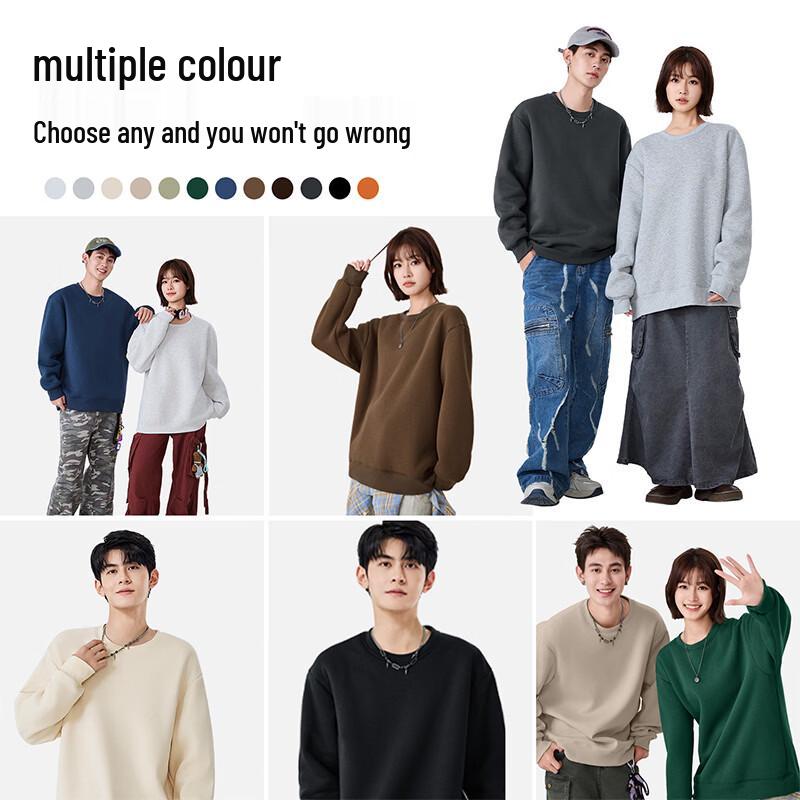 Baleno Men's Heavyweight Fleece-Lined Crewneck Sweatshirt