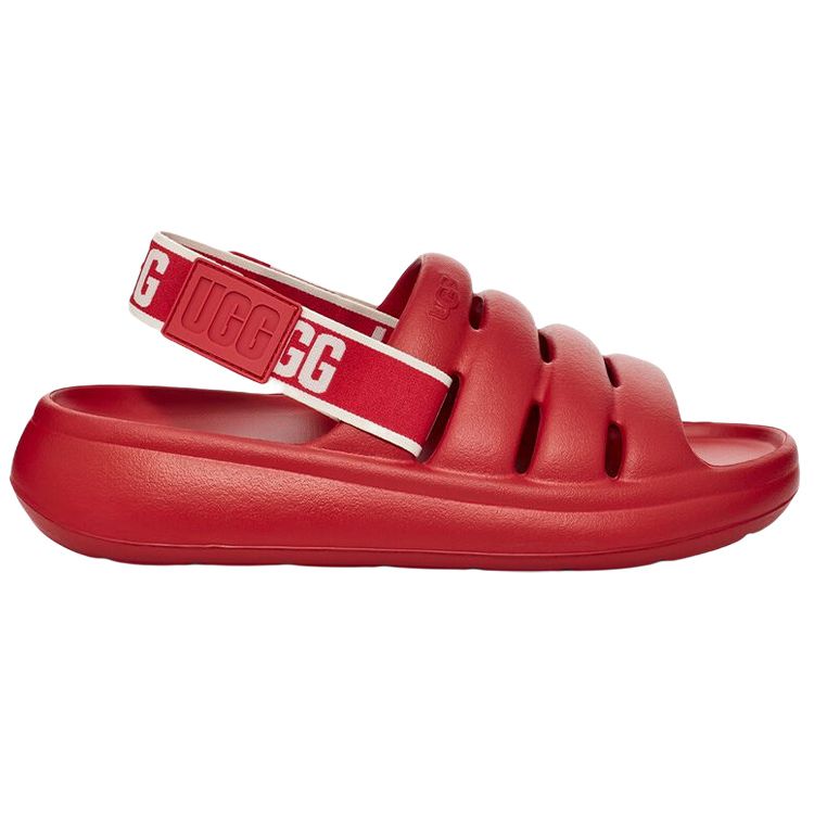UGG Sportowe Klapki Yeah Samba Red (Kobiety) Damskie sneakersy 1126811-SBR