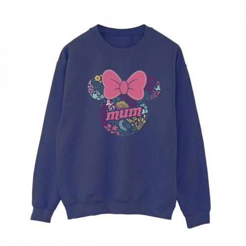 Disney Womens/Ladies Mum Minnie Mouse Flower Sweatshirt