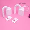 2 Pcs Charnière 360 Degrés Blocage Butée Pince Suspendue Sécurité Garde Protection Enfants Fournitures Salon Ménage