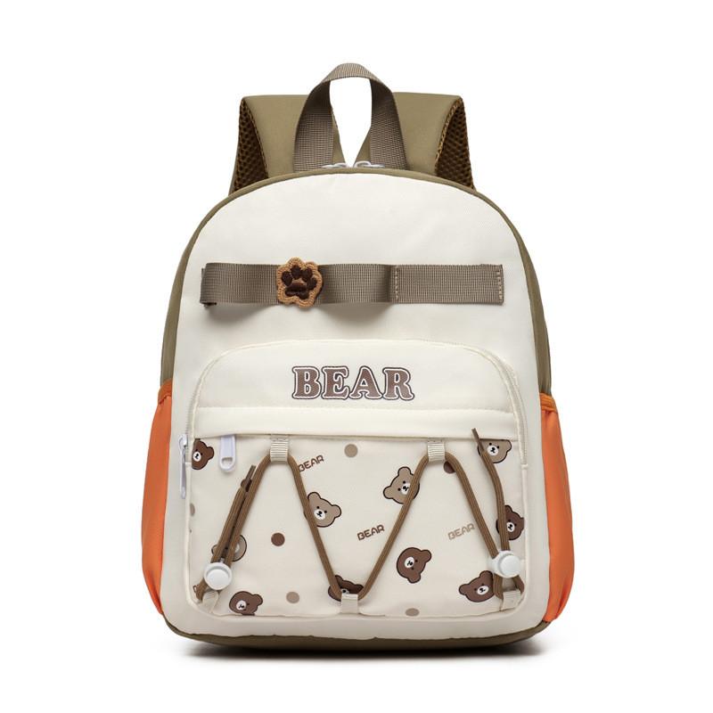 Versatile And Lightweight Cartoon Kids Backpack With Cute Bear Motif Perfect For School In Multiple Colors
