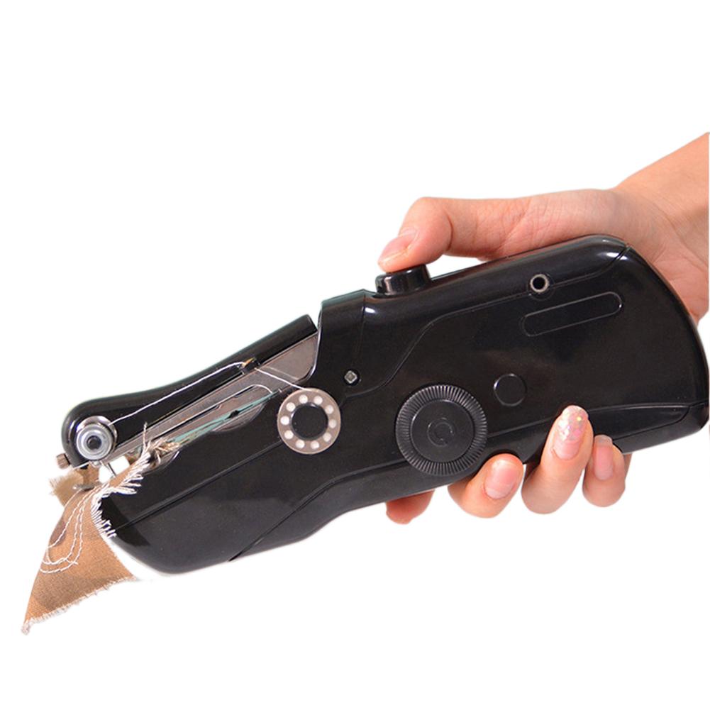 Handheld Sewing Machine Portable Mini Electric Sewing Machine Quick Hand Home Sewing Tool DIY Apparel Supplies Arts Crafts