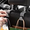 3 Pieces Diamond Pendant Car Hooks - Creative Backrest Hidden Hooks, Easy Install for Car Interior Decor