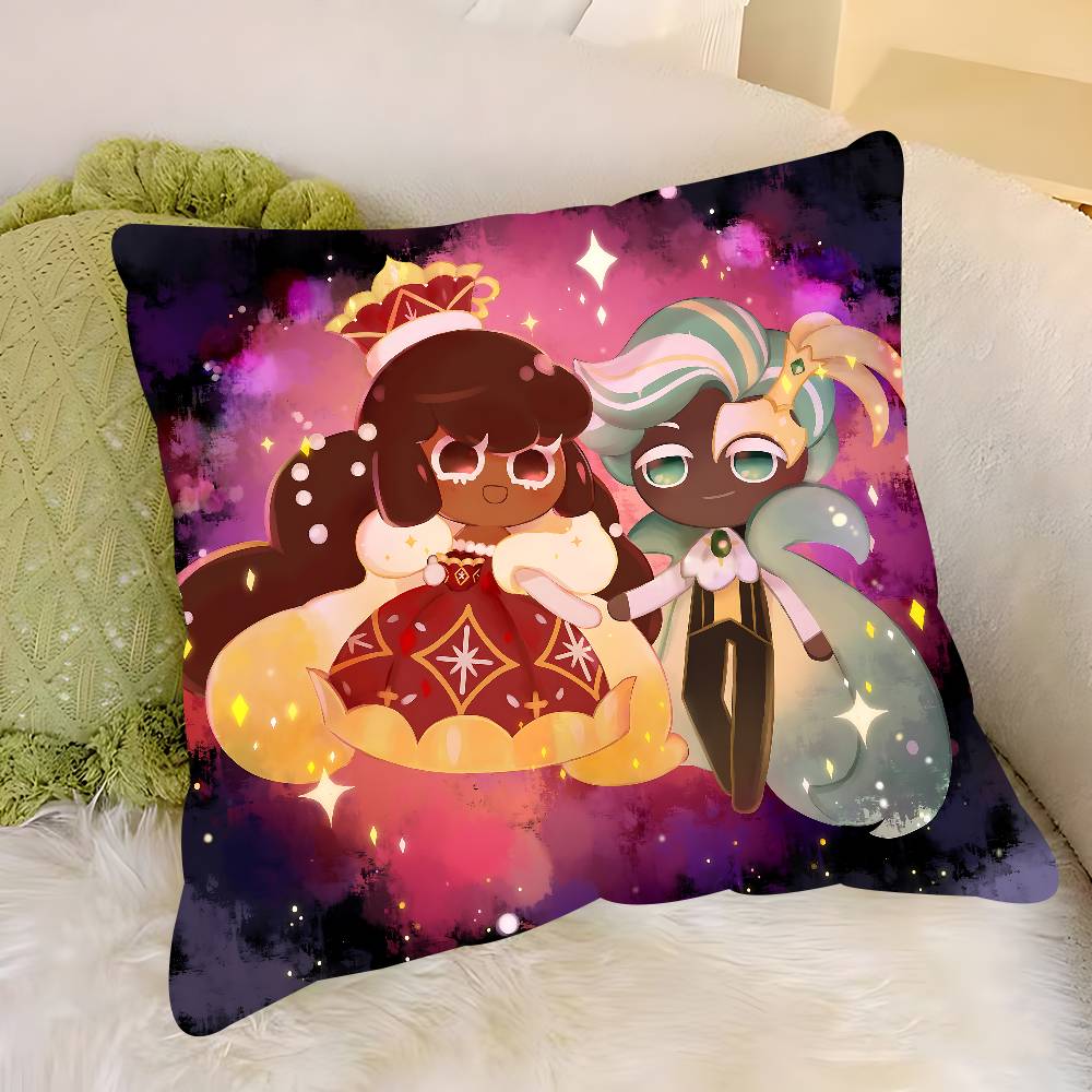 

Игровая наволочка Cookie Run, съемная, моющаяся, чехол для подушки – Мягкий лен для любого сезона 16x16Inch