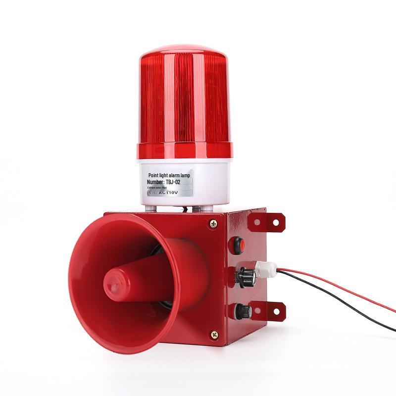 TBJ-02 High-Decibel Industrial Alarm with Adjustable Volume and Voice Switching (110V)