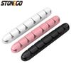 Cable Organizer Feel Free To Stick Multi-function Desktop USB Cable Organizer Wire Winder Silicone Tie Fixer Wire Management
