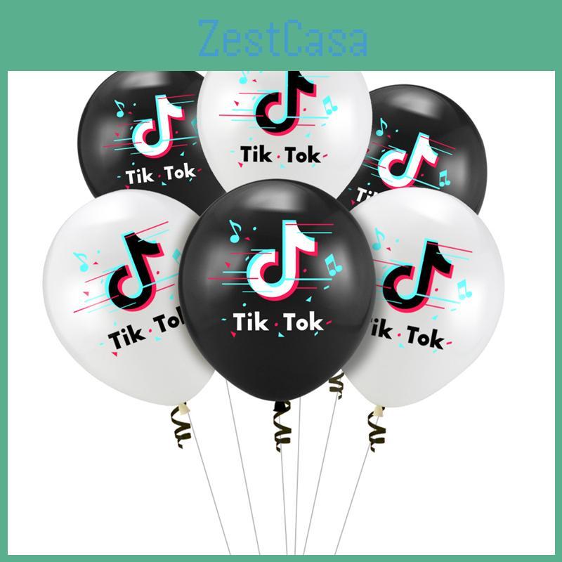 Eye-catching Tiktok Theme Latex Balloon For Vibrant Birthday Party Decor Supplies