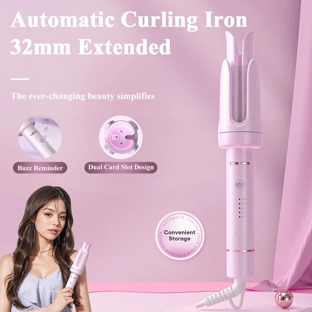Professional Hair Curling Iron Wand Ceramic Electric Salon Styling Tool 5 gears temperature control Small Curly Crimping Iron