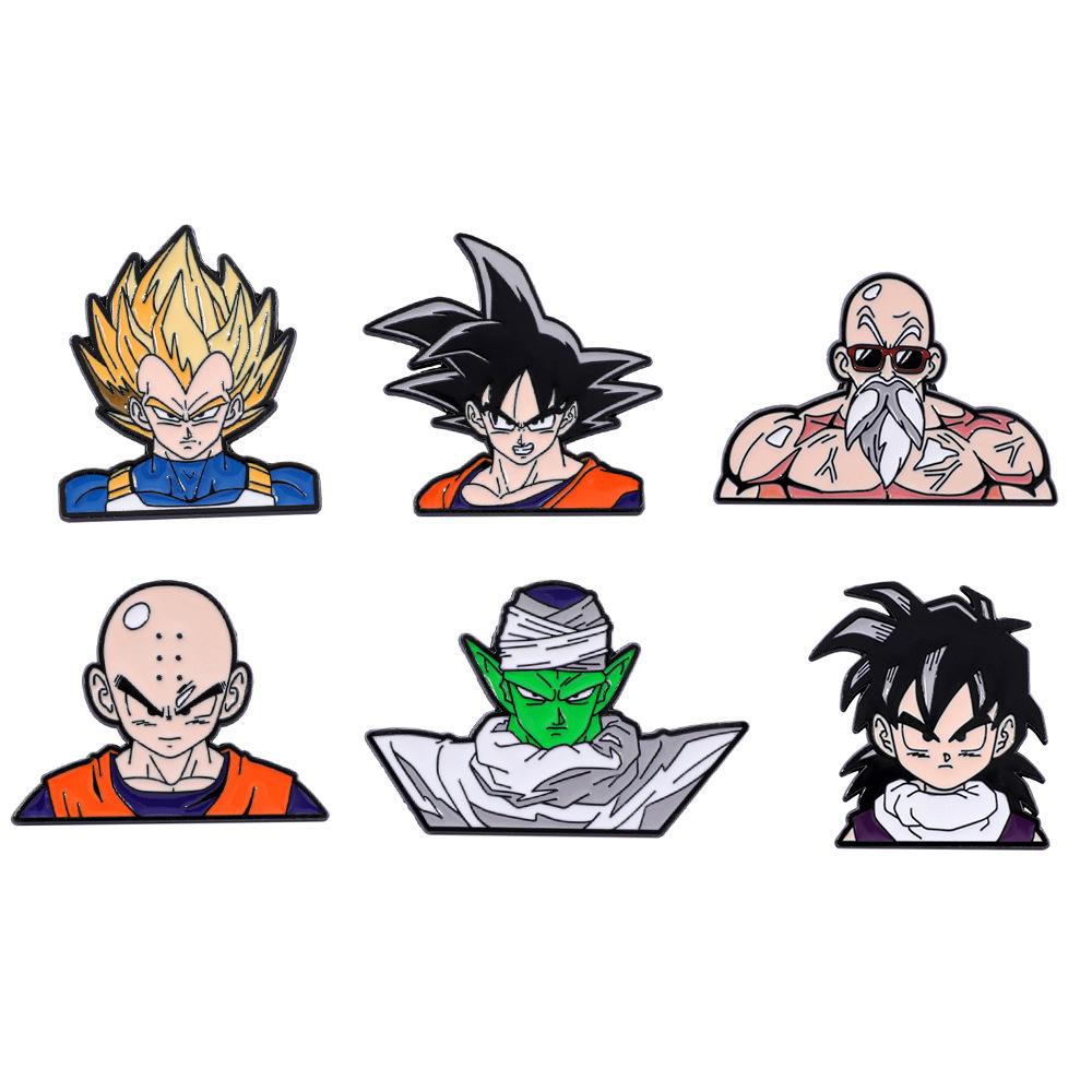 Anime Cartoon PCS Enamel Pins Custom Brooches Lapel Badges Animal Funny Jewelry Gifts for Kids Friends