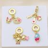 Cute Sweet Wind Boy Girl Balloon Bike Bike Cone Cat Dripping Panjiadora Bracelet Pendant