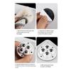 4Pcs Swivel Pulleys Self Adhesive Mini Swivel Wheels 360 Degree Rotation