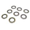 8PCS Trailer Hub Wheel Grease Seals 2.25in ID 3.376in OD Double Lip Grease Seals for Dexter Texcom RV Trailer