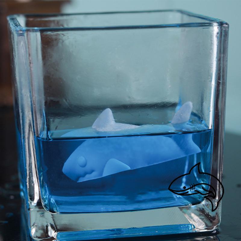 Shark Milk Jelly Silicone Mold Ice Mold Crocodile Baking Diy Mold Pudding Mousse Cake Mold Home Bar Kitchen Supplies