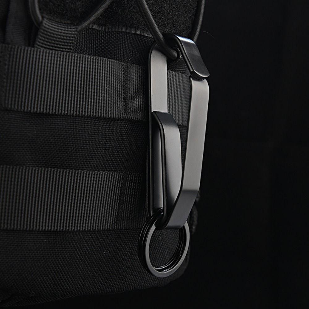 Anti-Lost Car Key Holder Carabiner Clip Keychain Belt Hanger Hook Tool Car Key Buckle Bag Strap