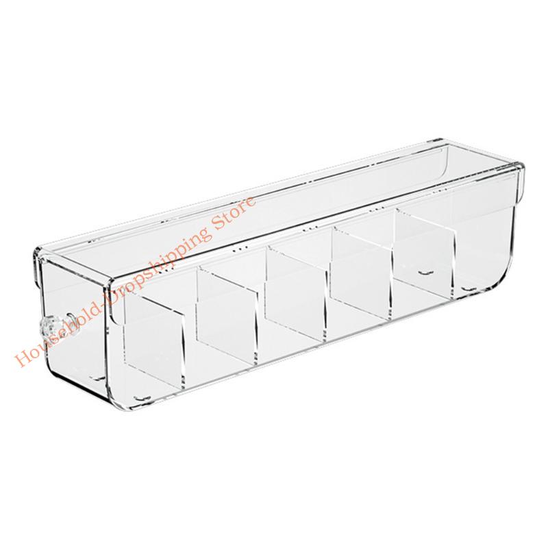 85AD Easy Finding Clear Drawer Underwear Storage Box with Customizable Compartments