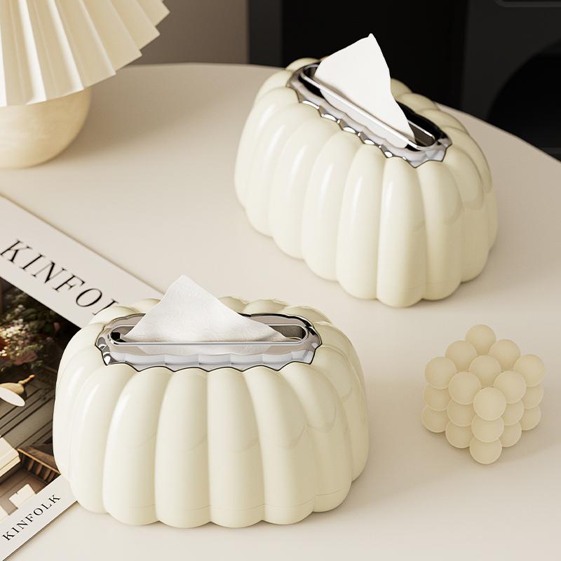 Bedside table storage box Home bedroom living room office coffee table decoration table towels Organize tissue box