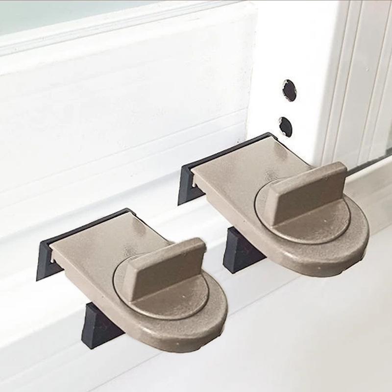 Xiaomi 2PCS Sliding Sash Stopper Cabinet Lock Straps Door Security Anti-theft Lock Window Sliding Doors Lock Baby Kids Child Safety