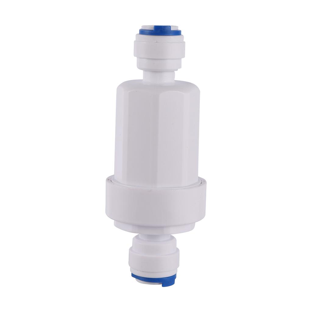 3/8" Garden Irrigation Hose Fitting Bulkhead Straight Head Slide Lock Straight Push 40 Micron Filter Pipe Purifier Accessories