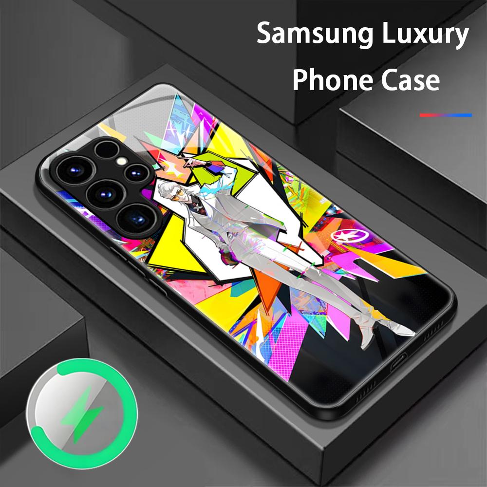 Anime TO BE HERO X Popular Phone Case For Samsung S25 S24 S23 S22 S21 S20 Plus Ultra Note20 Glass Magnetic Case