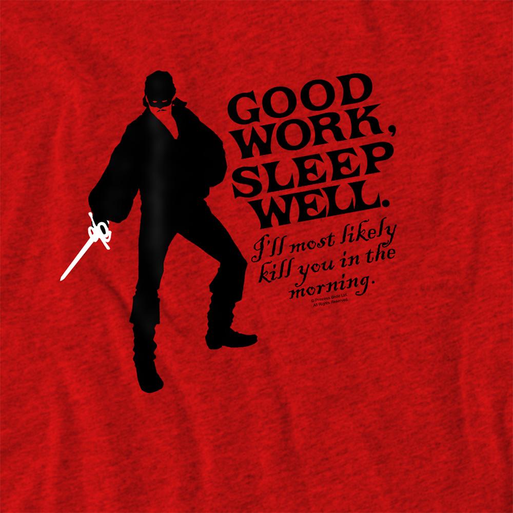 The Princess Bride Unisex Adult Good Work Heather T-Shirt