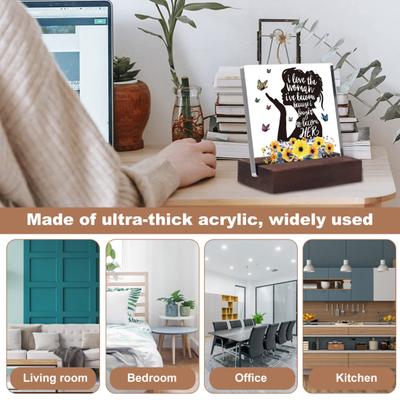 Decore Presente de colega de trabalho com impressão única e reconfortante, citações inspiradoras, presente, citação inspiradora, placa