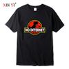 Mens High Quality 100 Cotton Funny Dinosaur Print SummerT Shirt Loose Oneck Men Tshirt Short Sleeve Tshirt Male Tees Tops