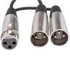 Hosa XLR Y Cable 45cm YXM-101.5