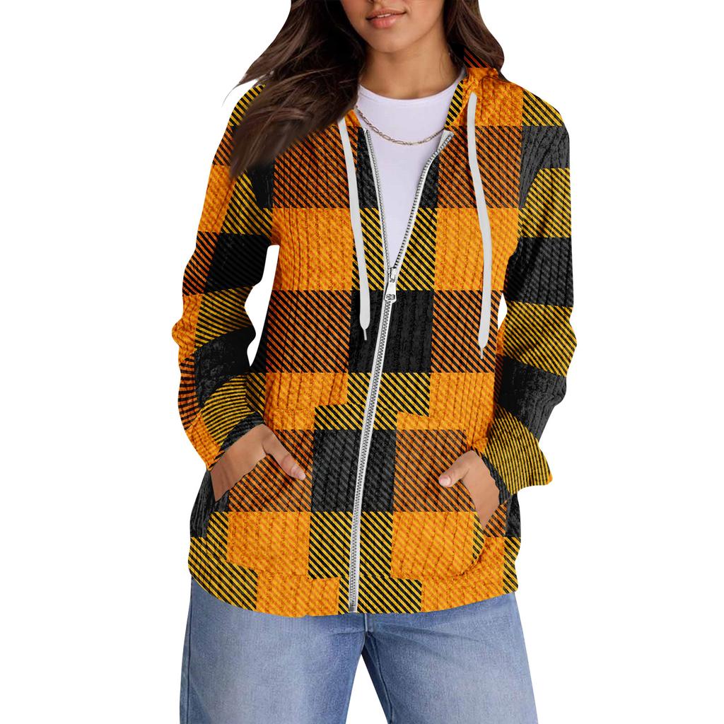 Mikiny pro ženy Trendy topy Ležérní Podzimní Móda Mikina s dlouhým rukávem S kapsami Svetr Lehký