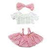 AXLUCE Linabelle, Gelatoni, Stella Lou, Cookie Ann, Small Size Dress-Up Costume (Pink) (Plush Doll Not Included)