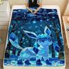 Pokemon Home Bedroom Essential Printed Blanket, Cozy Flannel Blanket Adapt To Picnic Gathering and Travel.-TING