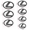 3D ABS Bil Frontgrill Bak Bagasjerom Emblem Erstatningsklistremerke for Lexus GS GX IS LS LX NX RX RX RX270 Ct200h IS250 ES 220D IS300