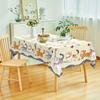 Cartoon Cat Design Rectangle Waterproof Tablecloth for Table Decor Reusable Kitchen Dining Tablecloth Wedding Party Decorations