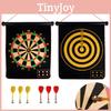 Çift Taraflı Rulo Tasarımlı Premium Manyetik Dart Tahtası Seti 17 İnç 15 İnç 12 İnç