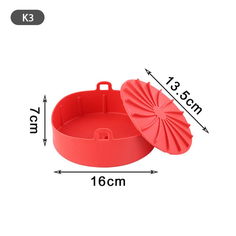 Airfryer Silicone Pot Multifunctional Air Fryers Accessories Fried Baking Tray