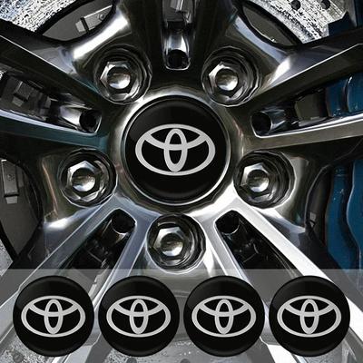 4 db 56 mm-es Autókerék Középagy Sapka Jelvény Embléma Matrica Kerék Matricák TOYOTA TRD Prius Avensis Rav4 Auris GT86 Gépkocsi Kiegészítőkhöz