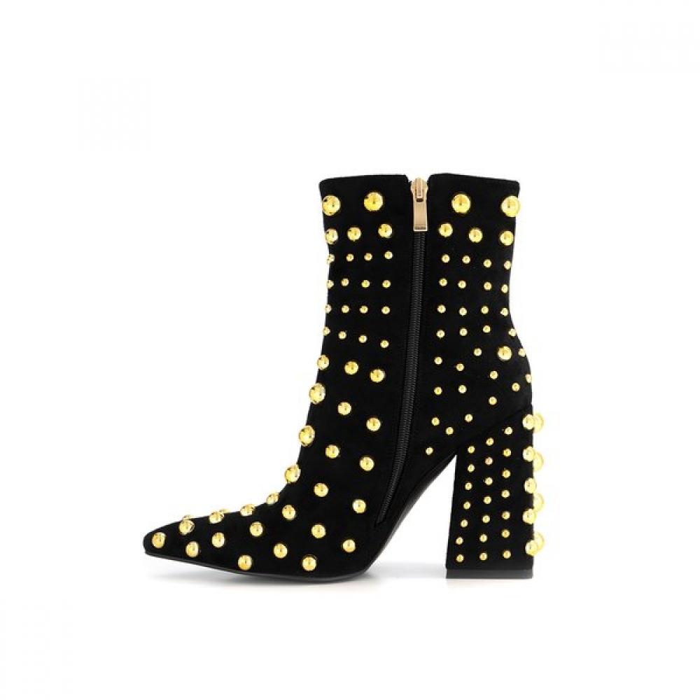 VAINER Black Women Classic Dress Boots 11cm   9xb1f00ak