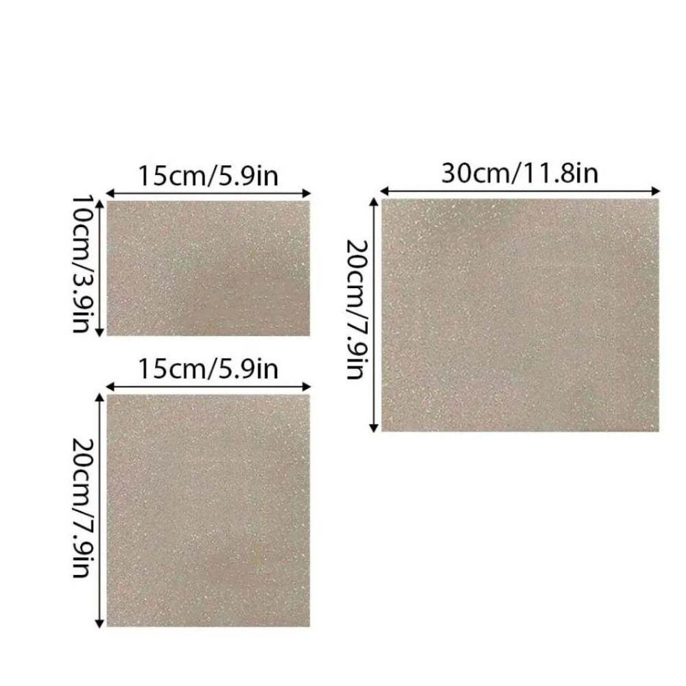 6Pcs/set Non Stick Melting Beads Baking Cloth Fuse Beads Beads Heat-resistant Paper Handmade Hobby